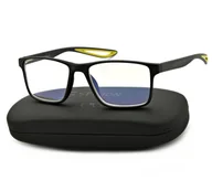 Okulary korekcyjne, oprawki, szkła - Plusy Męskie Okulary do Czytania moc: +1,5 z antyrefleksem ST315A - miniaturka - grafika 1