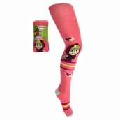 Rajstopy dziecięce - Bawełniane rajstopy dla dzieci Masza i Niedźwiedź - miniaturka - grafika 1