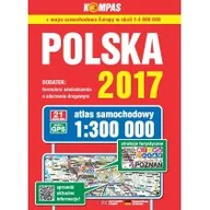 Atlasy i mapy - Atlas samochodowy. Polska 2017 1:300 000 - Opracowanie zbiorowe - miniaturka - grafika 1
