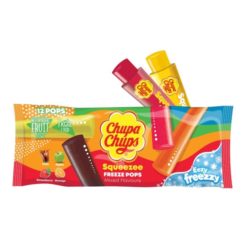 Chupa Chups Squeezee Freeze Pops 540ml