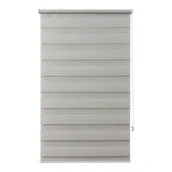 Rolety - Roleta dzień/noc OPP 51,7 x 160 cm jasnoszara - miniaturka - grafika 1