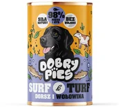 Mokra karma dla psów - Dobry Pies Dorsz i wołowina 400g - miniaturka - grafika 1