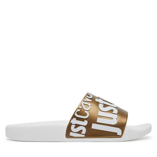 Klapki Just Cavalli 78RA3SZ1 ZS785 Złoty - Klapki i japonki damskie - miniaturka - grafika 1