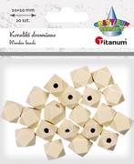 Decoupage - Titanum Koraliki drewniane kostki ścięte 20 szt. - miniaturka - grafika 1