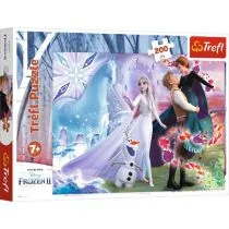 Trefl Puzzle 200el Magiczny świat sióstr. Frozen 2. 13265 - Puzzle - miniaturka - grafika 1