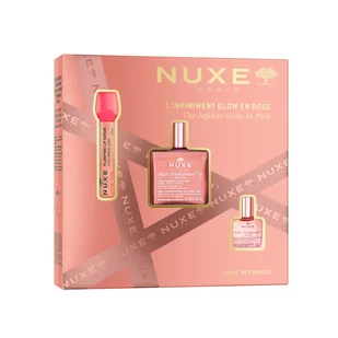 Nuxe zestaw Glow: HP Or Florale 50ml + Very Rose Serum do ust 8ml + HP Florale 10ml - Zestawy kosmetyków męskich - miniaturka - grafika 1