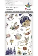 Zabawki kreatywne - Naklejki transferowe Księżyc, kwiaty 2 plansze - miniaturka - grafika 1