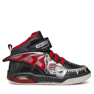 Sneakersy Geox J Inek Boy J469CB 011BC C0048 DD Czarny - Buty dla chłopców - miniaturka - grafika 1