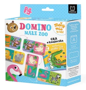 Domino Małe zoo Gra + książeczka Nowa - Baśnie, bajki, legendy - miniaturka - grafika 2