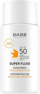 Filtr przeciwsłoneczny super fluid Babe Laboratorios SPF 50 do każdego rodzaju skóry 50 ml (8437014389449) - Balsamy i kremy do opalania - miniaturka - grafika 1