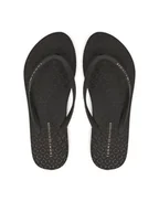 Klapki i japonki damskie - Tommy Hilfiger Japonki Hilfiger Strap Beach Sandal FW0FW08736 Czarny - miniaturka - grafika 1