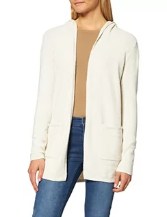 Swetry damskie - Vero Moda Vmdoffy Ls Open Hood Cardigan Ga Noos Kardigan Kobiety, Birch/Detail:melange, XXL - grafika 1