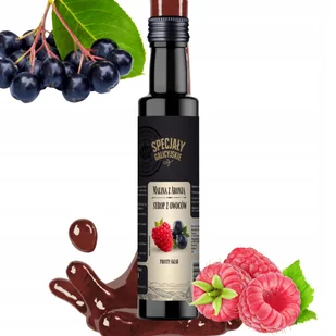 Syrop Malinowy z Aronią malina aronia domowy Specjały Galicyjskie 250ml - Syropy i koncentraty owocowe - miniaturka - grafika 1