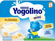 Desery dla dzieci - Deser mleczny Nestle Yogolino With Banana Gluten Free 6 x 60 g - miniaturka - grafika 1