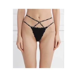 Majtki damskie - Karl Lagerfeld Figi brazylijskie mini logo strappy brief - grafika 1