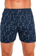 Majtki damskie - Bawełniane bokserki męskie plus size Króliczek 011/155, Kolor granatowy-wzór, Rozmiar 3XL, Cornette - Primodo.com - miniaturka - grafika 1