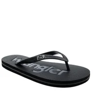 Klapki i japonki męskie - Wrangler 20251043 męskie klapki basenowe japonki czarne - miniaturka - grafika 1