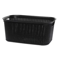 Kosze na bieliznę - Kosz na pranie 27 l WILLOW czarny - miniaturka - grafika 1