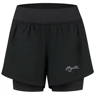 Spodenki do biegania damskie 2w1 Rogelli Essential - Spodnie sportowe męskie - miniaturka - grafika 1