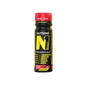 Spalacze tłuszczu - NUTREND N1 Shot PreWorkout - 60ml - Cherry Crush - miniaturka - grafika 1