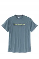 Koszulki męskie - Koszulka Carhartt Force Midweight Logo Graphic - miniaturka - grafika 1