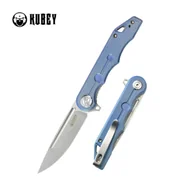 Noże - Nóż składany Kubey Mizo Blue Micarta, Bead Blasted AUS-10 by Tiguass (KU312O) - miniaturka - grafika 1