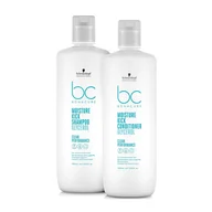 Zestawy kosmetyków damskich - Schwarzkopf BC Moisture Kick, zestaw XL nawilżający do włosów suchych, szampon + odżywka - miniaturka - grafika 1