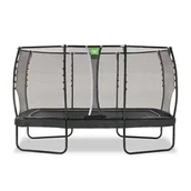 Trampoliny - Exit Trampolina ogrodowa Allure Premium 244x427 - Czarna - miniaturka - grafika 1