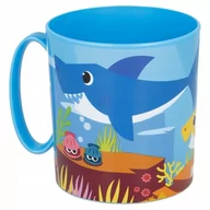 Kubki dla dzieci - BABY SHARK kubek do mikrofali z uchem 350ml - miniaturka - grafika 1