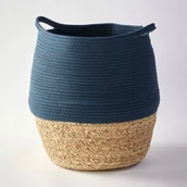 Pojemniki na zabawki - LA FACTORY Kosz na zabawki okrągły PAON bawełniany, Ø 30 cm - miniaturka - grafika 1