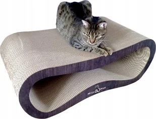 Drapak dla kota brązowy XXL LEON78x28x40 cm MruuPruu - Drapaki dla kotów - miniaturka - grafika 1