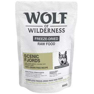 Wolf of Wilderness "Scenic Fjords", renifer, łosoś i kurczak - 800 g - Sucha karma dla psów - miniaturka - grafika 1