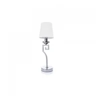 Lampy stojące - Berella Light Lampa stołowa Alora BL0491 Berella Light klasyczna oprawa z białym abażurem BL0491 - miniaturka - grafika 1