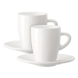 Jura Zestaw porcelanowych filiżanek i spodków do kawy (66499) - Serwisy do kawy i herbaty - miniaturka - grafika 1
