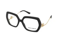 Okulary korekcyjne, oprawki, szkła - Dioptrie szkieł Dolce & Gabbana DG3390B 501 - miniaturka - grafika 1