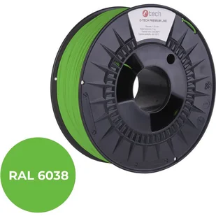 Filament do drukarki 3D C-TECH PREMIUM LINE, PLA, RAL6038, 1,75mm, 1kg, Luminous green - Filamenty i akcesoria do drukarek 3D - miniaturka - grafika 1