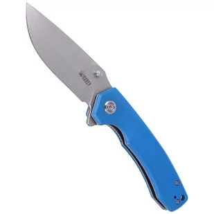 Nóż składany Kubey Knife Blue G10, Bead Blasted D2 (KU901B) - Noże - miniaturka - grafika 4