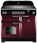 Kuchenki gazowo-elektryczne - Kuchnia z płytą indukcyjną FALCON Classic 100 Żurawinowy chrom - miniaturka - grafika 1