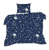 Pościel dla dzieci - Pościel 100x135 gwiazdozbiór granatowa planety Kids z poszewką 40x60 - miniaturka - grafika 1