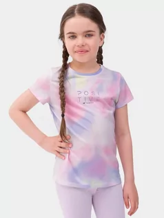 Koszulki dla dziewczynek - Koszulka Dziewczęca 4F T-Shirt Bawełna 122 - grafika 1