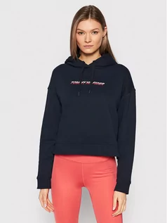 Bluzy damskie - Tommy Hilfiger Bluza Graphic S10S101264 Granatowy Relaxed Fit - grafika 1