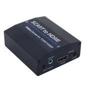 Adaptery i przejściówki - Konwerter Euro / Scart na Hdmi + jack 3,5mm - miniaturka - grafika 1