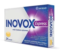 Przeziębienie i grypa - US Pharmacia SP Z O.O Inovox Express o smaku miodowo-cytrynowym 24 pastylki - miniaturka - grafika 1