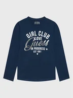 Bluzki damskie - Guess Bluzka J3RI27 K6YW1 Niebieski Regular Fit - miniaturka - grafika 1