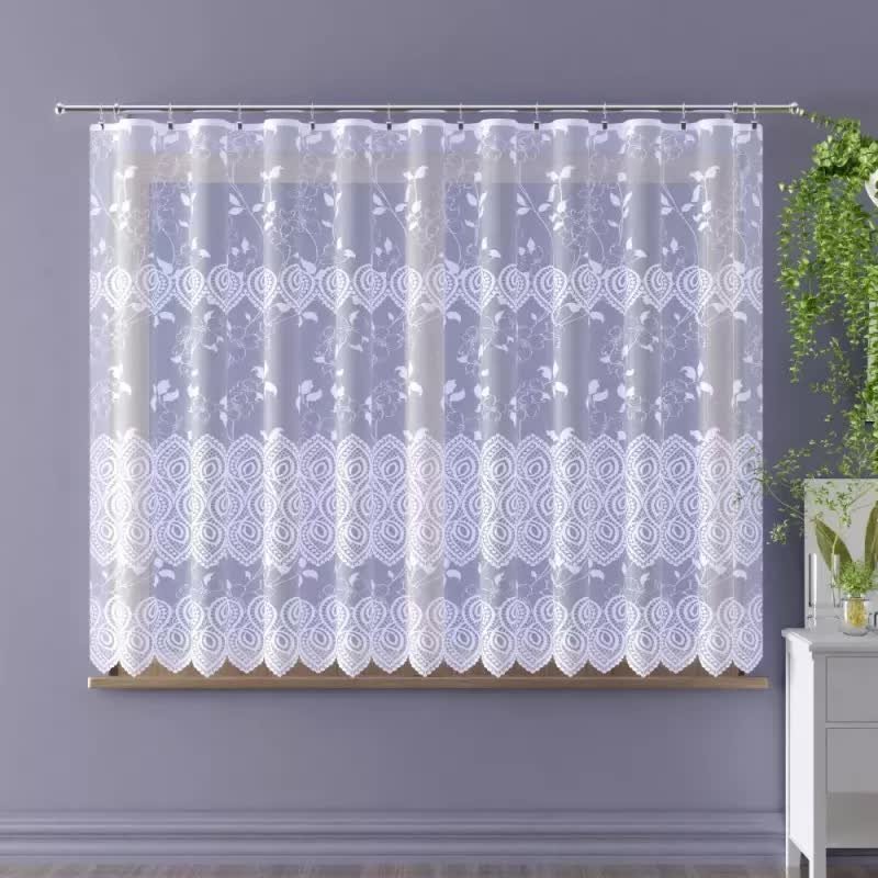 Firanka żakardowa metrażowa wys. 170 cm Vineala A052 biała