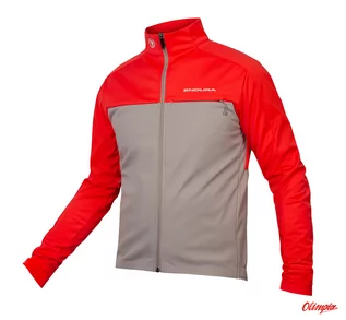 Kurtki rowerowe - Kurtka rowerowa Endura Windchill Jacket II red/red - grafika 1