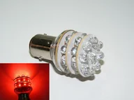 Żarówki samochodowe - P21/5W Żarówka Led BAY15d 12V Czerwona Red - miniaturka - grafika 1