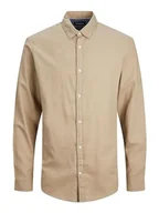 Koszule męskie - JACK & JONES Męska koszula Jjegingham Twill L/S Noos - miniaturka - grafika 1