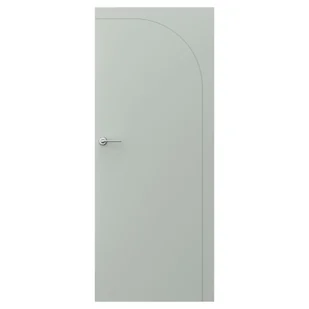 Drzwi wewnętrzne bezprzylgowe pokojowe pełne Art Deco 6 80 prawe szałwia Porta - Drzwi wewnętrzne - miniaturka - grafika 1