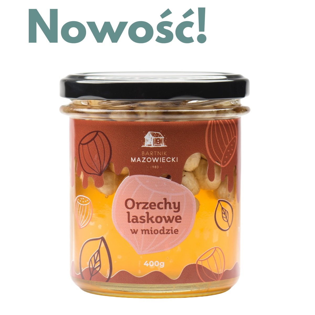 Orzechy laskowe w miodzie / Bartnik Mazowiecki